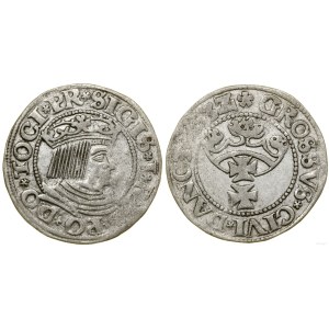Polska, grosz, 1532, Gdańsk