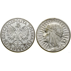 Poland, 10 zlotych, 1932, England