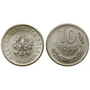 Poland, 10 groszy, 1949, Warsaw