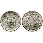 Poland, 1 zloty, 1958, Warsaw