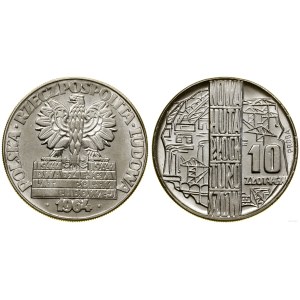 Poland, 10 zlotych, 1964, Warsaw