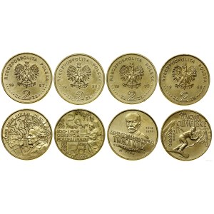 Polsko, sada 4 x 2 złoty, Varšava