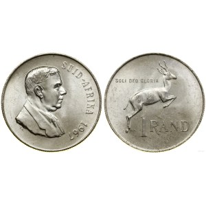 Republika Południowej Afryki, 1 rand, 1967, Pretoria