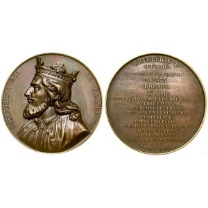 France, medal from the Rulers of France series—Childeric I, 1840