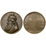 France, medal from the "Rulers of France" series—Charlemagne, 1839