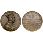 France, medal from the "Monarchs of France" series—Louis IX the Saint, 1837