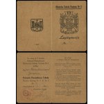 Poland, Infantry Officer School No. 3 — graduate badge with ID card