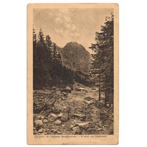 Tatry. W Dolinie Strążyskiej - Widok na Giewont