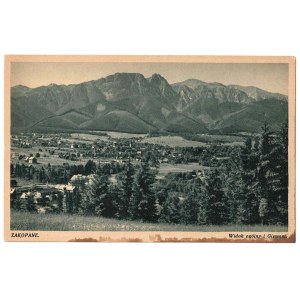 Zakopane. General view and Giewont