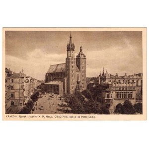 Kraków. Rynek i kościół N.P. Marji
