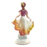 Figurine of a Dancer Holding Her Flowing Dress (Katowice, 1960s–1970s)