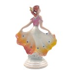 Figurine of a Dancer Holding Her Flowing Dress (Katowice, 1960s–1970s)