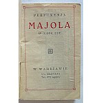 CALENDAR. [Pocket-sized]. MAJOLA Perfumery in Warsaw. Sp. s. o.o. Warsaw, 1939. Printed by Koziański Printing Works...