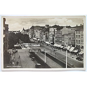 [SZCZECIN]. Stettin. Paradenplatz. Postcard, photograph. Ref. No. 4739/6639. Original photograph. Clean