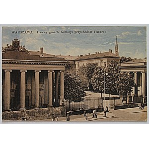 VARSOVIE. Ancien bâtiment de la Commission des recettes et du Trésor. Éd. Fr. Karpowicz. [N°] 4. Vers 1915/1920. En couleurs...