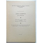 JAN KOTŁOWSKI. Jerzy Hoppen, Engraver. Catalog of Prints...