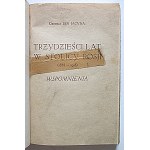 JACYNA, JAN, General. 30 Years in the Russian Capital (1888–1918). Memoirs. Warsaw, 1926. Published by F. Hoesick. Printed...