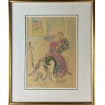 Maja BEREZOWSKA (1898 Baranovichi – 1978 Warsaw), Court Scene (1954)
