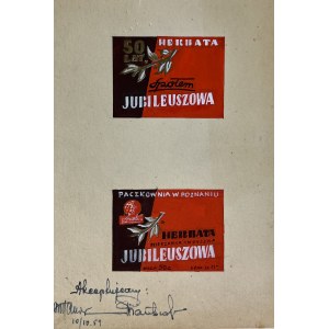 Jerzy HERBST (1907, Humań – 1975, Warsaw), 11 food product label designs