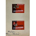 Jerzy HERBST (1907 Humań - 1975 Warszawa), 11 projektów etykiet produktów spożywczych