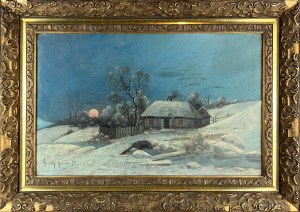 Karol HEIMROTH (1860 - 1930), Pejzaż zimowy