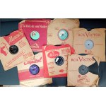 Set of seven shellac records
