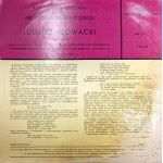 Juliusz Słowacki, *Poems* (vinyl, 1959)