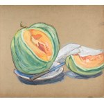 Jean PESKÉ (1870–1949), Still Life with a Watermelon