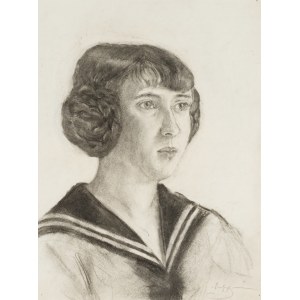 Maurycy (Maurice) MĘDRZYCKI (Mendjizki) (1890–1951), Portrait of a Young Woman, ca. 1910–1915