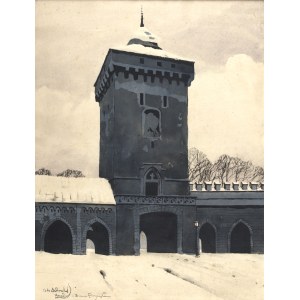Odo DOBROWOLSKI (1883–1917), Pohled na Floriánskou bránu v Krakově
