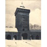 Odo DOBROWOLSKI (1883-1917), Widok na Bramę Floriańską w Krakowie