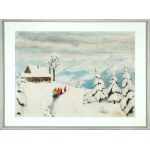 Ludwik LESZKO (1890–1957), Winter in the Mountains, 1944