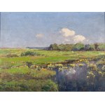 Wiktor KORECKI (1890–1980), Landscape with Buttercups