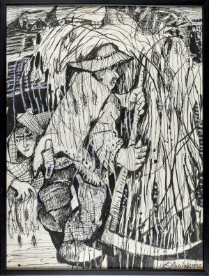 Stefan SUBERLAK (1928-1994), Kosiarz, 1982