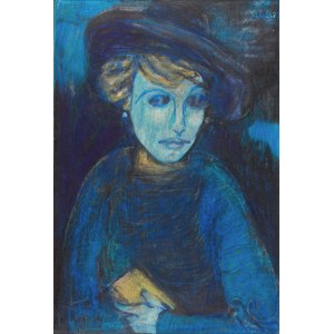Eugeniusz TUKAN-WOLSKI (1928–2014), Lady in Blue
