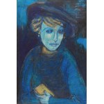 Eugeniusz TUKAN-WOLSKI (1928–2014), Lady in Blue