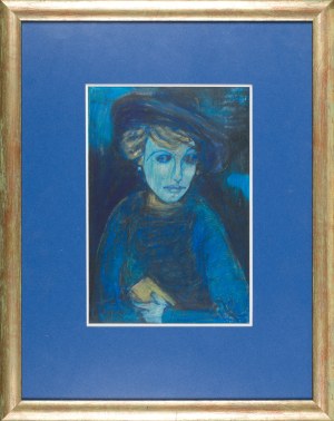 Eugeniusz TUKAN-WOLSKI (1928-2014), Dama w niebieskim