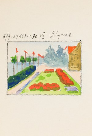 Soter August JAXA-MAŁACHOWSKI (1867-1952), Port w Gdyni, 1934