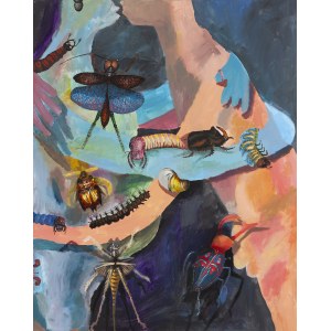 Honorata Martin (b. 1984, Gdańsk), Tablecloth from the series Worms or Insects, 2023