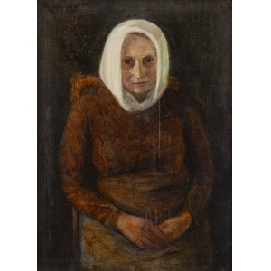 Janina Kraupe (1921 Sosnowiec – 2016 Krakau), „Porträt“, 1950