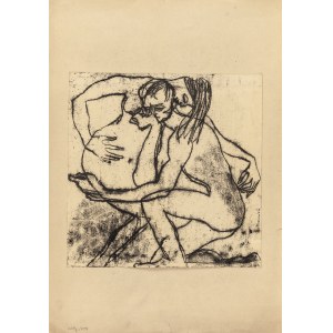 Halina Wrzeszczyńska (1929, Krotoszyn – 2018, Wrocław), Nudes, 1959
