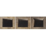 Ewa Zawadzka (b. 1950, Łask), “Landscapes Story VII” from the series “Walls of the World” (triptych), 2004
