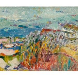 Judyta Sobel (1924 Lviv – 2012 New York), Landscape, 1962