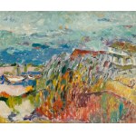 Judyta Sobel (1924 Lwów - 2012 Nowy Jork), Pejzaż, 1962