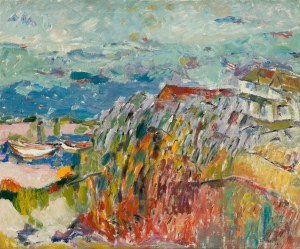 Judyta Sobel (1924 Lwów - 2012 Nowy Jork), Pejzaż, 1962