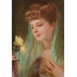 Otolia Kraszewska (1859 Zhytomyr – 1945 Munich), Lady with a Tea Rose