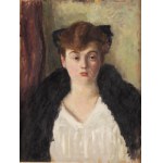Irena Weissowa (Aneri) (1888, Łódź – 1981, Kraków), "The Redhead in a Fur Coat," ca. 1920