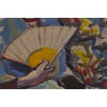 Olga Słomczyńska (1881, Vevey – 1941, Paris), Woman with a Fan