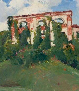 Bronisława Rychter-Janowska (1868 Kraków - 1953 Kraków), Pałac w Łuce, 1937