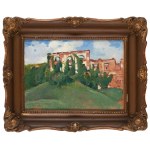 Bronisława Rychter-Janowska (1868, Kraków – 1953, Kraków), The Palace in Łuka, 1937